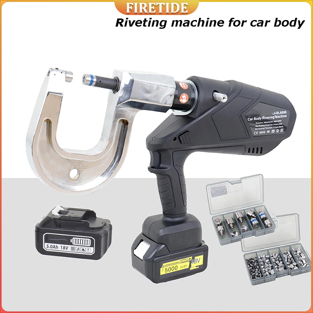 Electric Hydraulic Punching Gun Car Sheet Metal Press Aluminum Body Riveting Machine
Electric Hydraulic Punching Gun Car Sheet Metal Press Aluminum Body Riveting Machine