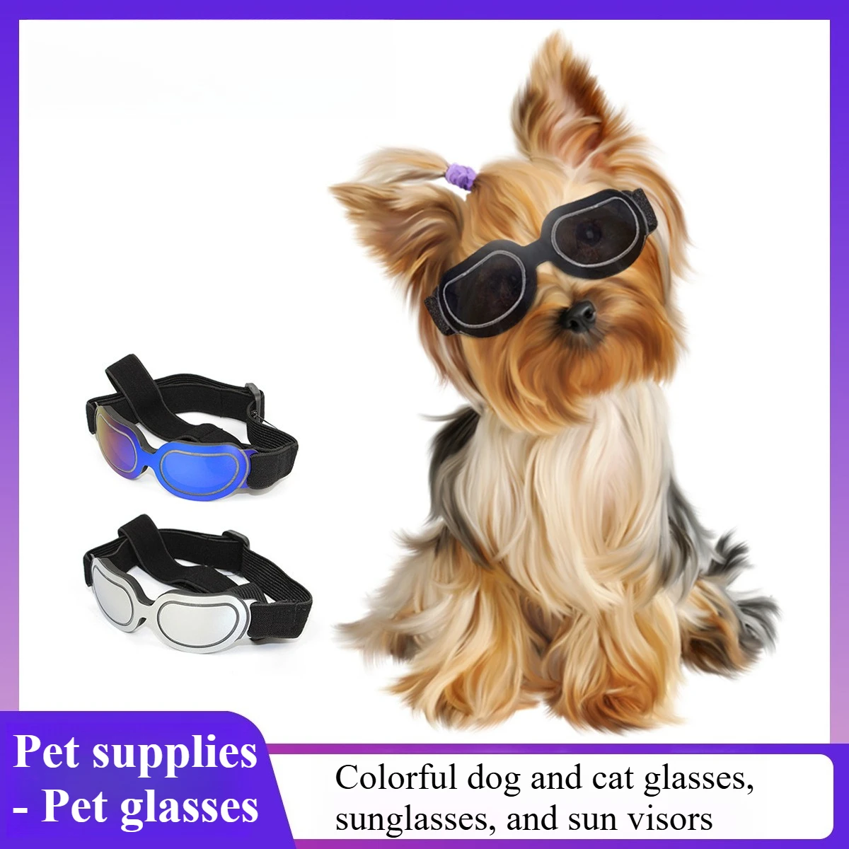 Colorful Dog Glasses Sunglasses Adjustable for For Small Medium Large Dogs Cats Puppy Pet Glasses Dog Supplies Black White
Colorful Dog Glasses Sunglasses Adjustable for For Small Medium Large Dogs Cats Puppy Pet Glasses Dog Supplies Black White