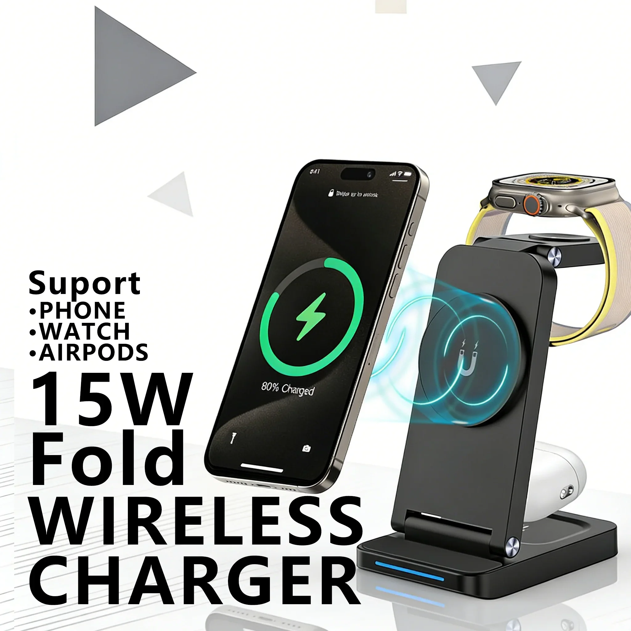Подставка для беспроводной зарядки 15 Вт для IPhone 17 16 15 14 PRO MAX для Apple Watch Series 10-1 для зарядного устройства Airpods Pro, магнитная подставка
Подставка для беспроводной зарядки 15 Вт для IPhone 17 16 15 14 PRO MAX для Apple Watch Series 10-1 для зарядного устройства Airpods Pro, магнитная подставка