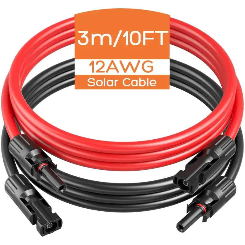 Соединительный кабель солнечной панели 3 м/10 футов 12AWG между мужчинами и женщинами для автофургонов/крышей/лодок/автомобилей Солнечный генератор Фотоэлектрическая система и т. д.
Соединительный кабель солнечной панели 3 м/10 футов 12AWG между мужчинами и женщинами для автофургонов/крышей/лодок/автомобилей Солнечный генератор Фотоэлектрическая система и т. д.