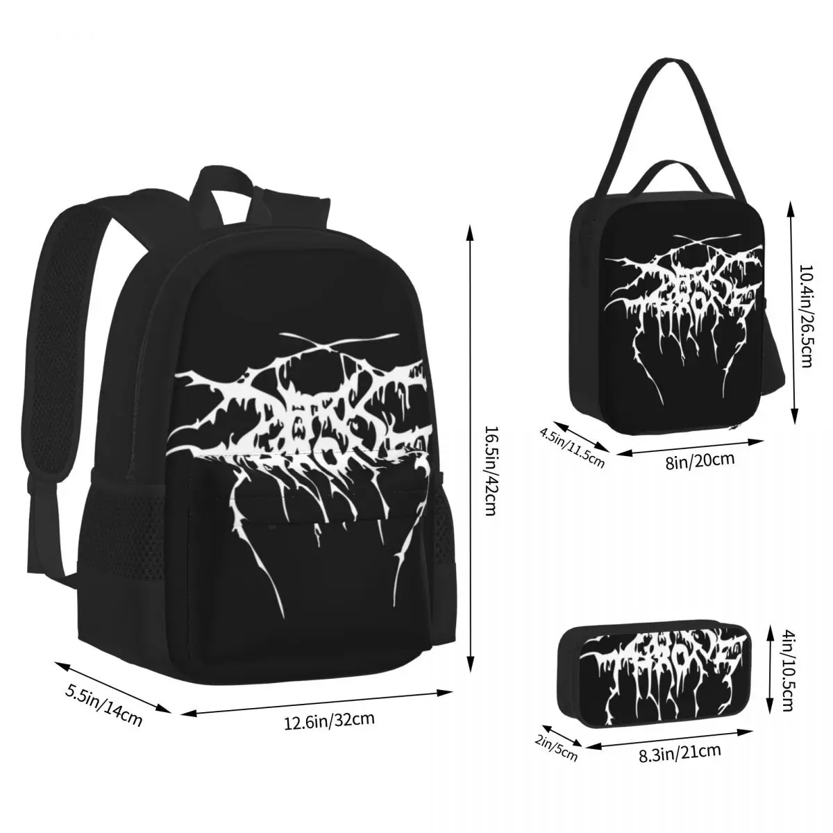 Darkthrone Norwegian Black Metal Band Backpacks Students School Bags Kids Rucksack Lunch Bag Pen Bag Three-Piece Set
Darkthrone Norwegian Black Metal Band Backpacks Students School Bags Kids Rucksack Lunch Bag Pen Bag Three-Piece Set