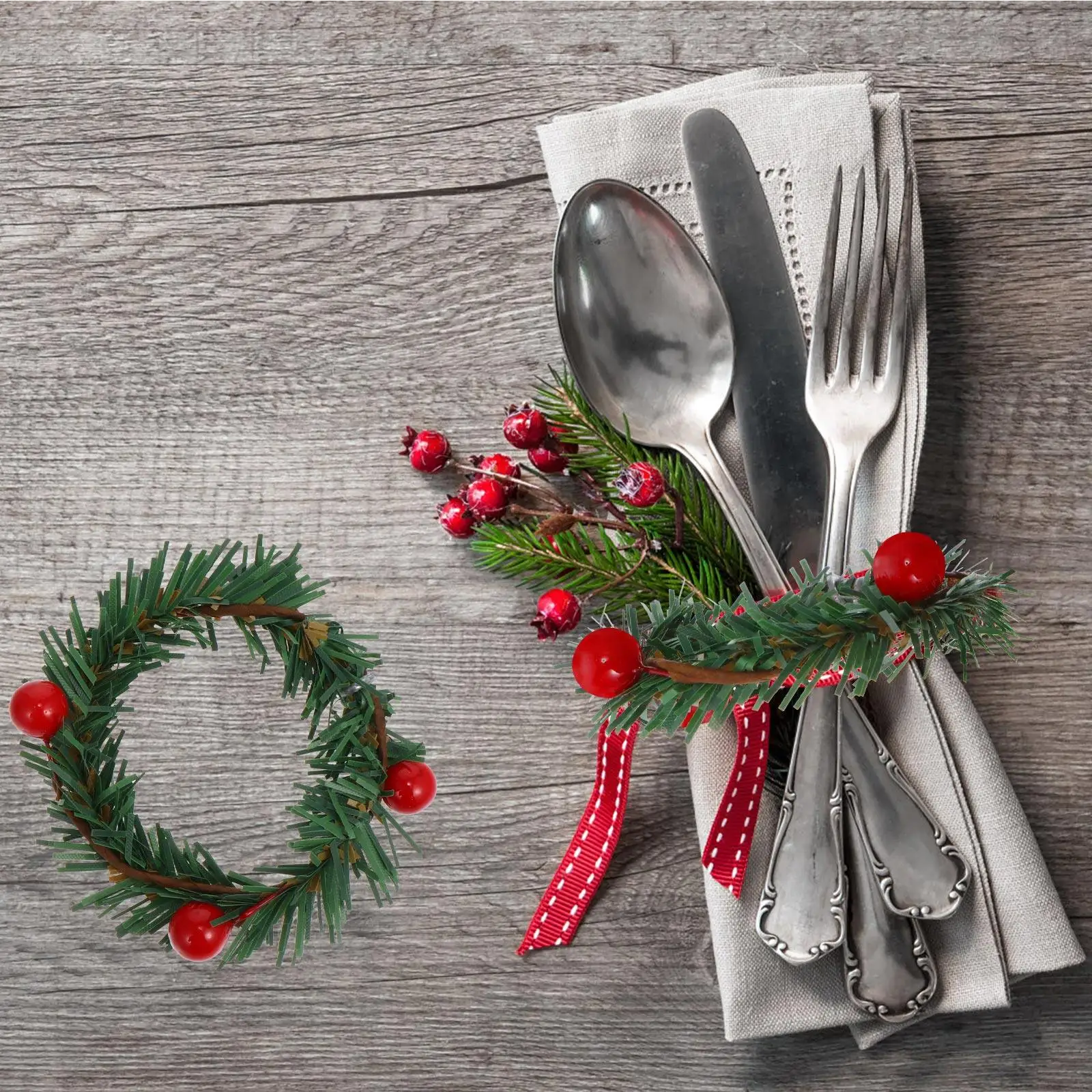 10Pcs Red Fruit Christmas Napkin Ring Plastic Decorative Napkin Buckle for Holiday Table Decor Party Restaurant Xmas Dinner
10Pcs Red Fruit Christmas Napkin Ring Plastic Decorative Napkin Buckle for Holiday Table Decor Party Restaurant Xmas Dinner