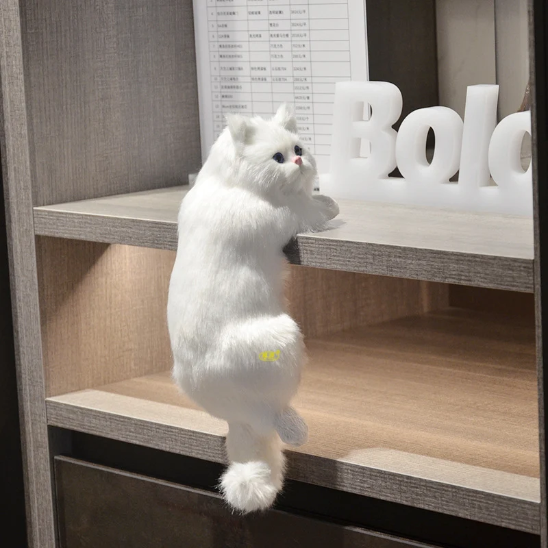 30cm Simulated Hanging Cat Stuffed Plush Toys Cute Kitten Persian Cat Plushies Dolls Creative Hanging Cabinet Ornaments For Home
30cm Simulated Hanging Cat Stuffed Plush Toys Cute Kitten Persian Cat Plushies Dolls Creative Hanging Cabinet Ornaments For Home