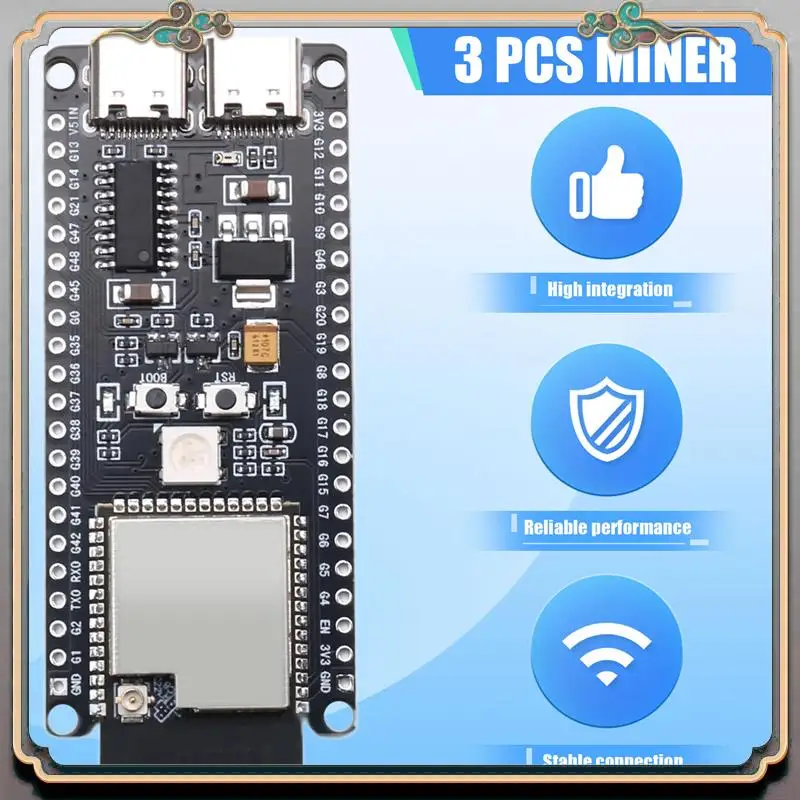 Прочный 3 шт. BTC Miner Solo Lottery Miner 70-80KH/S + USB-адаптер Bitcoin BTC Miner Asic Mining Wi-Fi Майнер с низким энергопотреблением для дома
Прочный 3 шт. BTC Miner Solo Lottery Miner 70-80KH/S + USB-адаптер Bitcoin BTC Miner Asic Mining Wi-Fi Майнер с низким энергопотреблением для дома