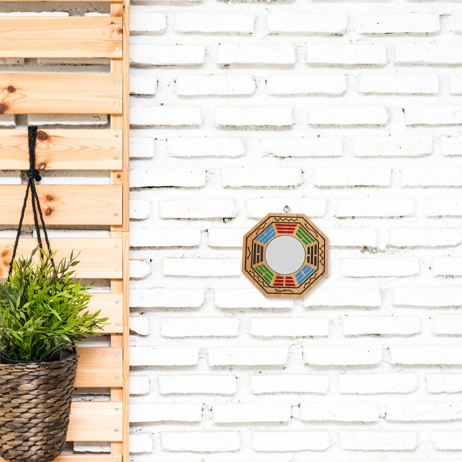 Chinese Bagua Mirror Exorcism Decor Home Wall Pendant Feng Shui Blessing Ornament Evil Spirit Protection Wood Hanging Craft
Chinese Bagua Mirror Exorcism Decor Home Wall Pendant Feng Shui Blessing Ornament Evil Spirit Protection Wood Hanging Craft