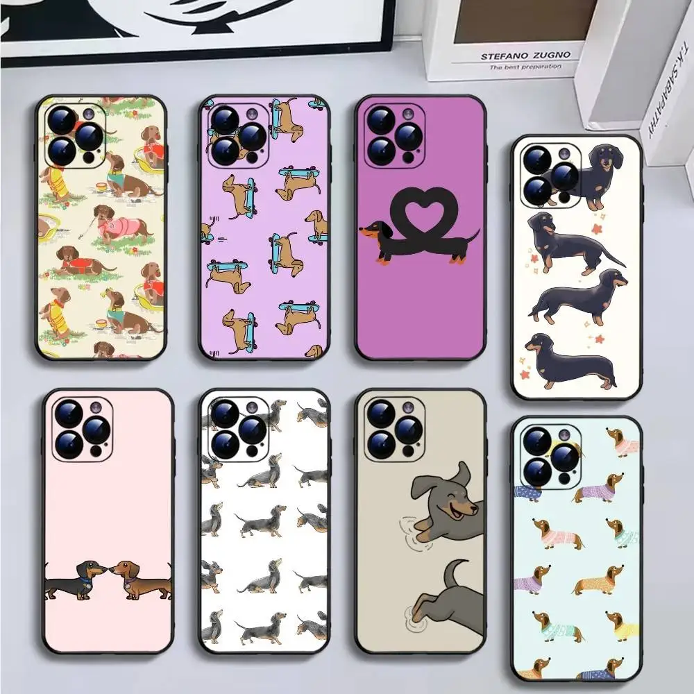 Dachshund Dog Love Phone Case For iPhone16,15,14,13,12,11 Plus,Pro Max,XS,X,XR,SE,Mini,8,7,Soft Black Cover
Dachshund Dog Love Phone Case For iPhone16,15,14,13,12,11 Plus,Pro Max,XS,X,XR,SE,Mini,8,7,Soft Black Cover