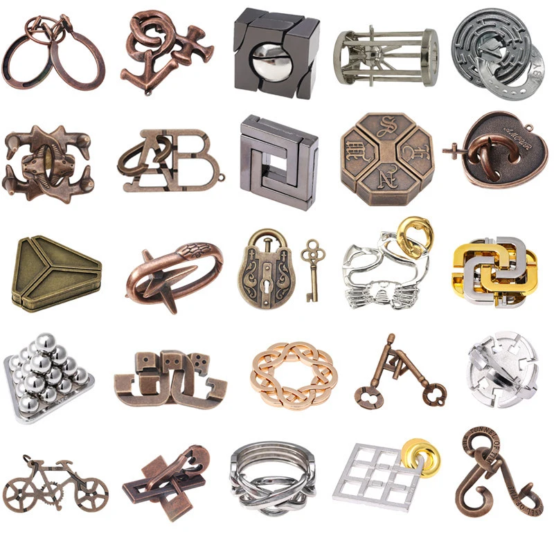 Montessori Puzzle Metal Wire IQ Logical Ability Training Stress Relief Toy for Children Adults Reliever Educational Toys Gifts
Montessori Puzzle Metal Wire IQ Logical Ability Training Stress Relief Toy for Children Adults Reliever Educational Toys Gifts