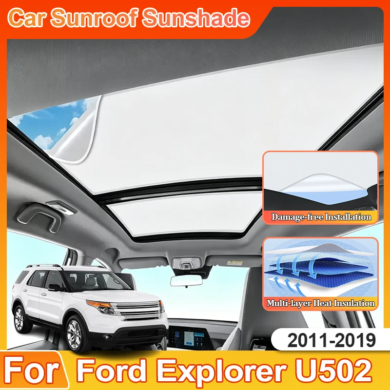 Car Sunshades For Ford Explorer Accessories U502 MK5 2011~2019 Sun Visor Anti UV Sunroof Cover Electrostatic Adsorption Interior
Car Sunshades For Ford Explorer Accessories U502 MK5 2011~2019 Sun Visor Anti UV Sunroof Cover Electrostatic Adsorption Interior