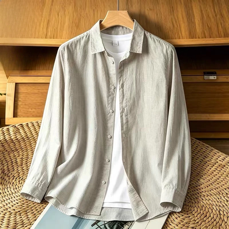 Linen Long Sleeve Casual Shirt Lightweight Breathable Loose Fit Men's Fashion Urban Style Spring Season Classic Collar
Linen Long Sleeve Casual Shirt Lightweight Breathable Loose Fit Men's Fashion Urban Style Spring Season Classic Collar