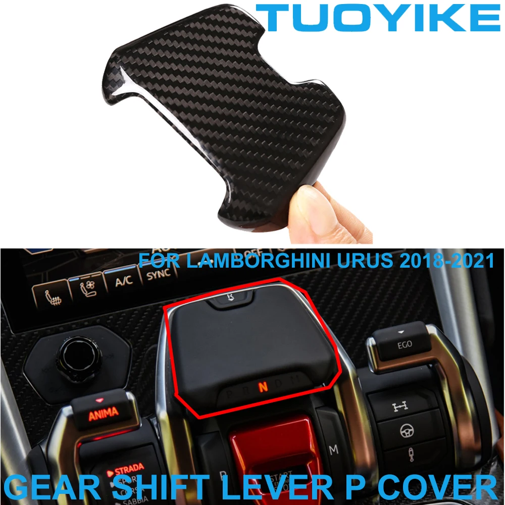Car Styling Real Dry Carbon Fiber Console Gear Shift Lever Switch P Button Cover Trim Sticker For Lamborghini Urus 2018-2021
Car Styling Real Dry Carbon Fiber Console Gear Shift Lever Switch P Button Cover Trim Sticker For Lamborghini Urus 2018-2021