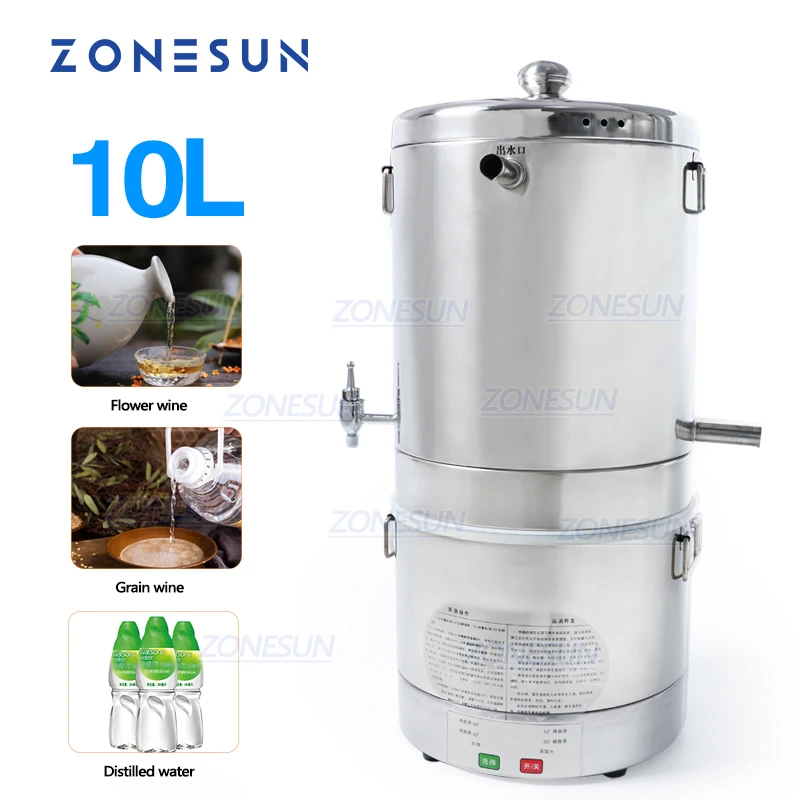 Домашний дистиллятор ZONESUN, 10 л, дистиллятор для цветов, фруктов, вина, спирта, домашнее оборудование для изготовления вина
Домашний дистиллятор ZONESUN, 10 л, дистиллятор для цветов, фруктов, вина, спирта, домашнее оборудование для изготовления вина