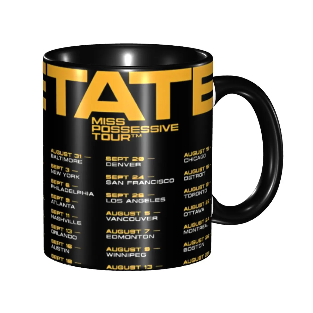 Miss Possessive Tour Tate McRae Singer Coffee Mug Fun Album Concert Music Cup For Bedroom
Miss Possessive Tour Tate McRae Singer Coffee Mug Fun Album Concert Music Cup For Bedroom
