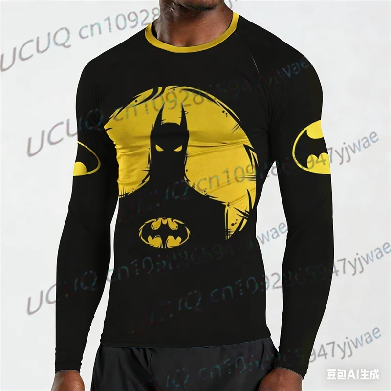 Batman New Style Yellow 3D Print Long Sleeve Sportwear Superhero Gym Fitness O-Neck Sports Quick-Dry T-shirt Cosplay Clothing
Batman New Style Yellow 3D Print Long Sleeve Sportwear Superhero Gym Fitness O-Neck Sports Quick-Dry T-shirt Cosplay Clothing