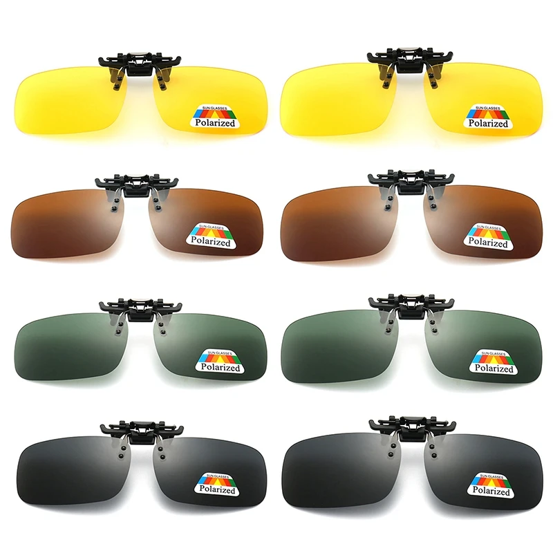 Polarized Lens Flip Up Clip on Sunglasses Driving Night Vision Eyeglasses Anti Glare Lens Outdoor Shades Sun Glasses Clips
Polarized Lens Flip Up Clip on Sunglasses Driving Night Vision Eyeglasses Anti Glare Lens Outdoor Shades Sun Glasses Clips