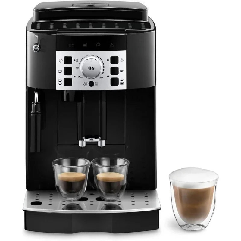 Кофе с капучинатором De'Longhi прекрасa S ECAM22.110.B, кофеварка с капучинатором, Автоматическая Эспрессо-машина с 2 напильниками для горячего кофе
Кофе с капучинатором De'Longhi прекрасa S ECAM22.110.B, кофеварка с капучинатором, Автоматическая Эспрессо-машина с 2 напильниками для горячего кофе