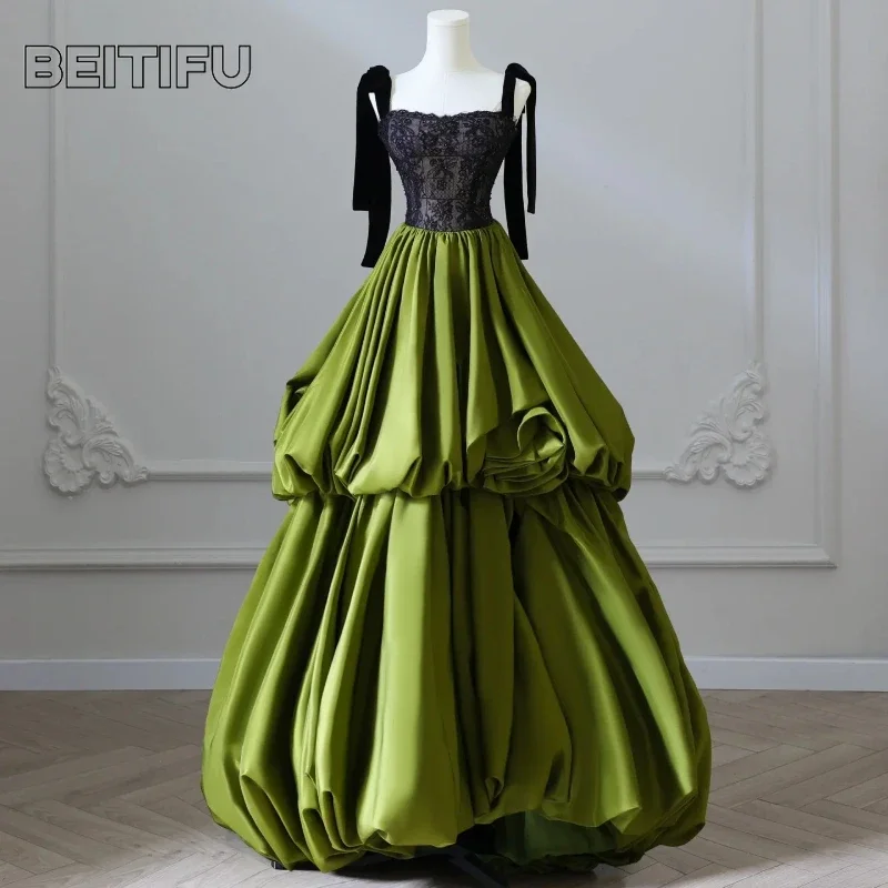 BeitifuBaby Evening Dress for Women Elegant Lace Slimming Sleeveless Sling Top Stain Cake Skirts Splicing Gown Dresses Vestidos
BeitifuBaby Evening Dress for Women Elegant Lace Slimming Sleeveless Sling Top Stain Cake Skirts Splicing Gown Dresses Vestidos