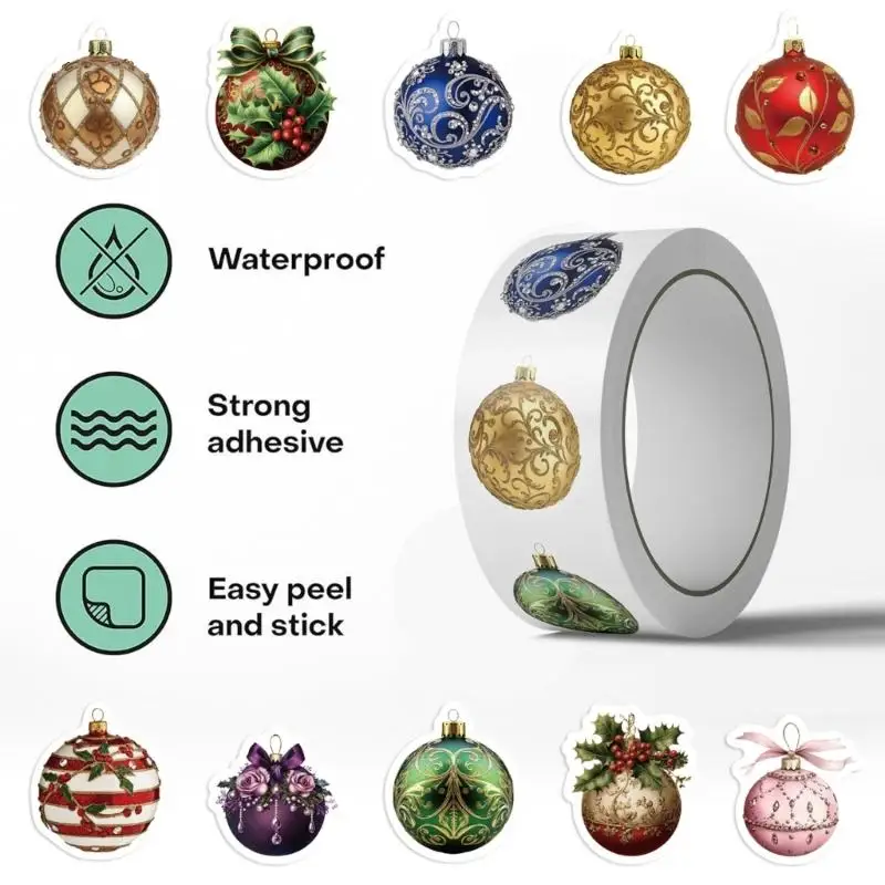 Cartoon Christmas Stickers Waterproof Removable Tablets Decorations 500pcs/Roll D2RC
Cartoon Christmas Stickers Waterproof Removable Tablets Decorations 500pcs/Roll D2RC