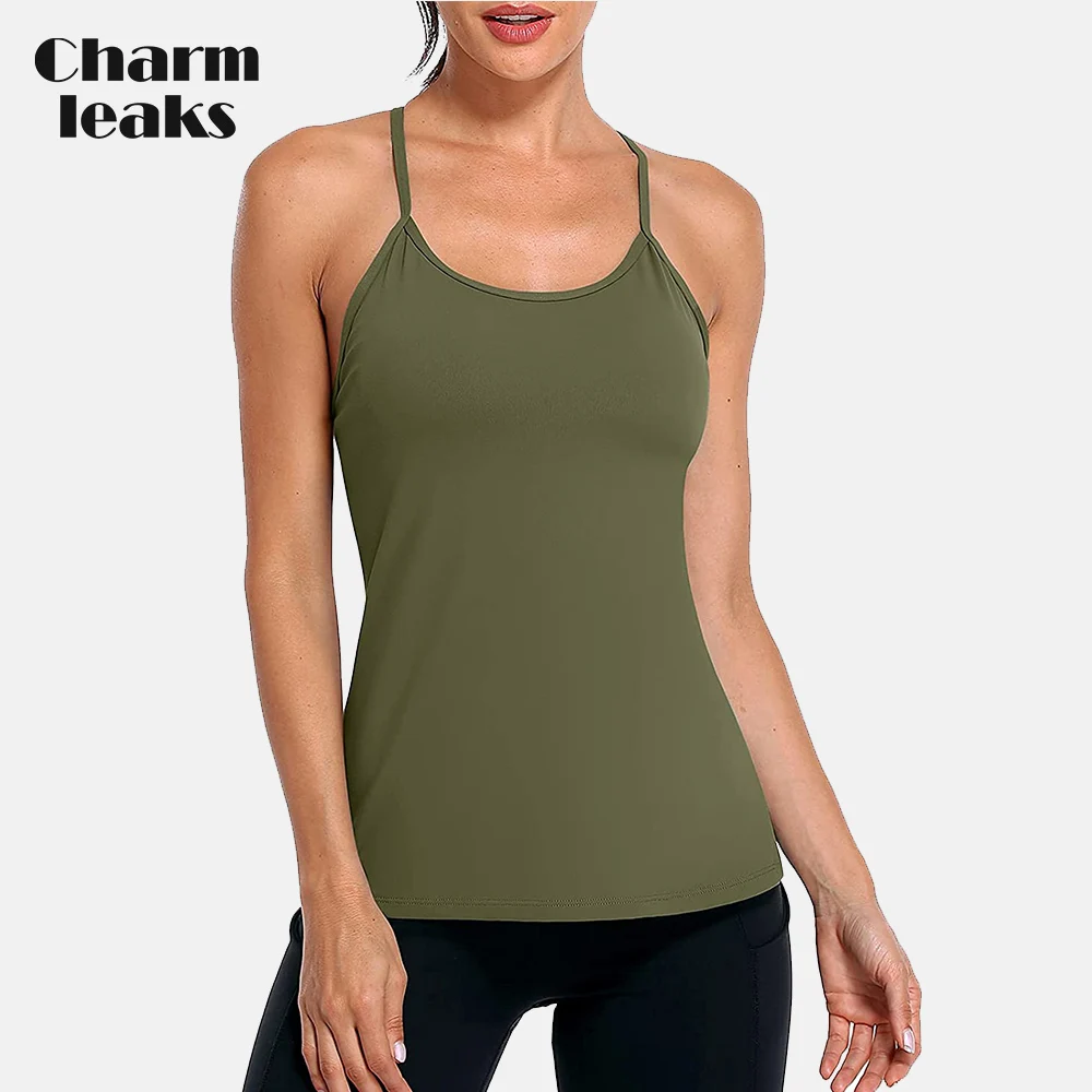 Charmleaks Women Sports Tops Padded Removable Cup Soft Tank Tops Sleeveless Y-Back Quick Dry Breathable Sportswear
Charmleaks Women Sports Tops Padded Removable Cup Soft Tank Tops Sleeveless Y-Back Quick Dry Breathable Sportswear