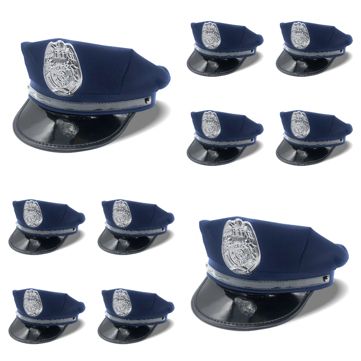 10 PCS Police Hat Adult – Police Officer Hat for Men and Women, Cop Hat Accessory for Halloween Party Cosplay, Theater Roleplay
10 PCS Police Hat Adult – Police Officer Hat for Men and Women, Cop Hat Accessory for Halloween Party Cosplay, Theater Roleplay