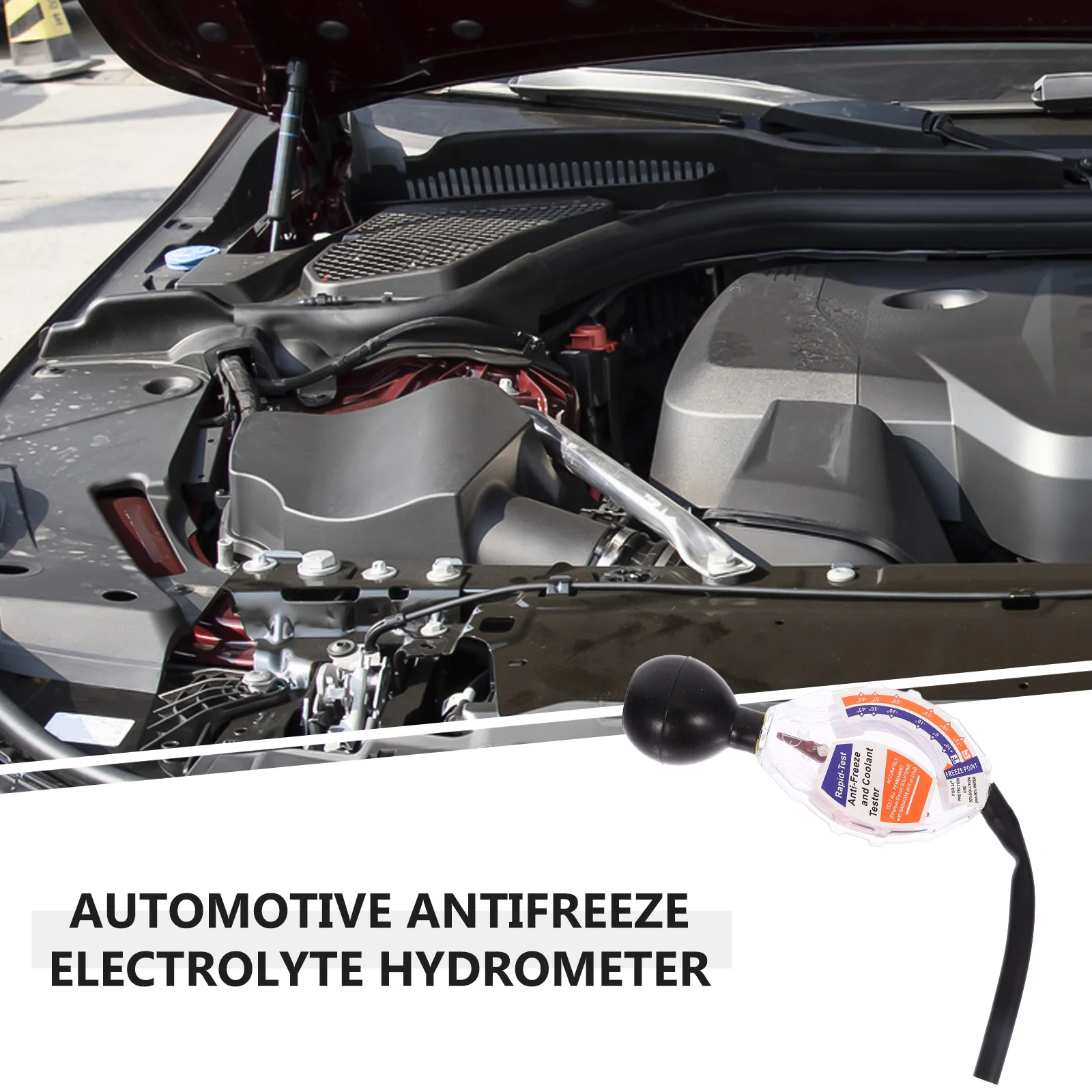 Coolant Tester Accurate Electrolyte Specific Gravity Meter for Car Radiator Antifreeze Check Tool Automotive Parts
Coolant Tester Accurate Electrolyte Specific Gravity Meter for Car Radiator Antifreeze Check Tool Automotive Parts