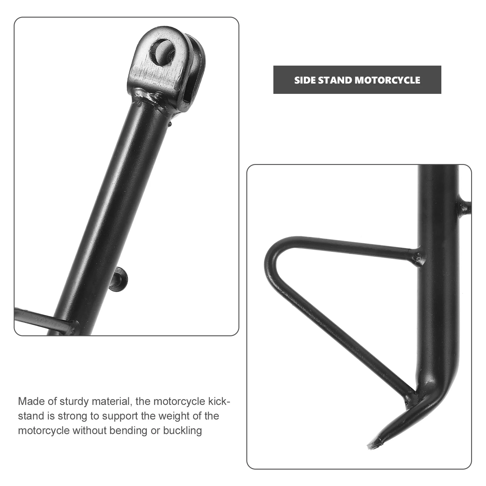 Motorcycle Kickstand 19cm Sturdy Side Stand Replacement Electric Scooter Bracket Spring Included Parking Stability Enhancement
Motorcycle Kickstand 19cm Sturdy Side Stand Replacement Electric Scooter Bracket Spring Included Parking Stability Enhancement