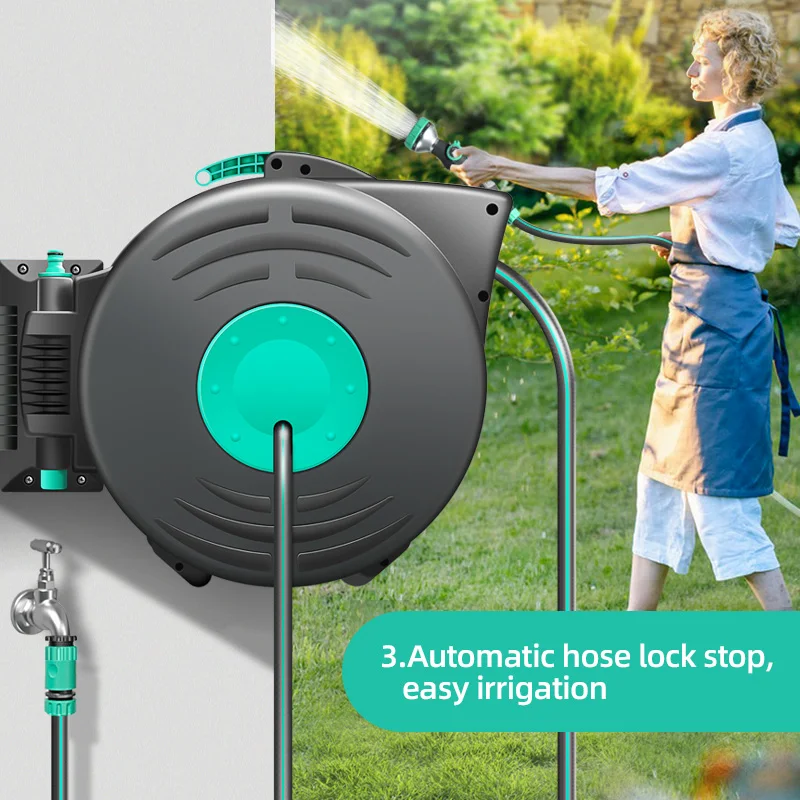 Garden Stainless Steel Heavy Duty Reel Hose Automatic Spraying 35 Meter 1.5 Inch Garden Irrigation Swivel Wall Mount Hose Reel
Garden Stainless Steel Heavy Duty Reel Hose Automatic Spraying 35 Meter 1.5 Inch Garden Irrigation Swivel Wall Mount Hose Reel