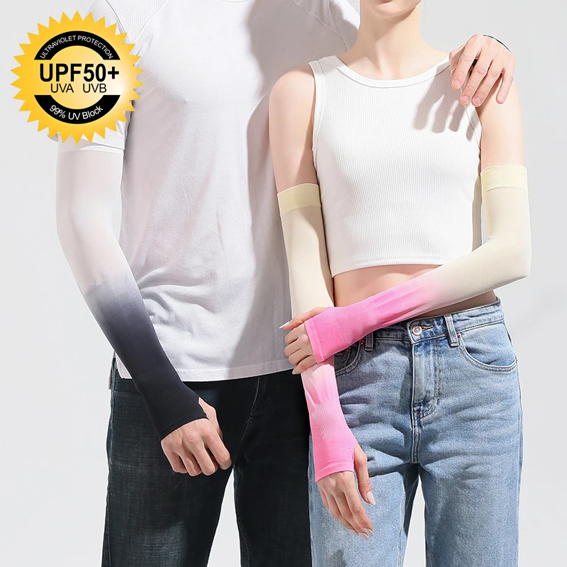 Gradient Color Ice Sleeves UV Protection Summer Cycling Cooling Fishing Unisex Stretchy Breathable Driving Hiking Arm Sleeves
Gradient Color Ice Sleeves UV Protection Summer Cycling Cooling Fishing Unisex Stretchy Breathable Driving Hiking Arm Sleeves