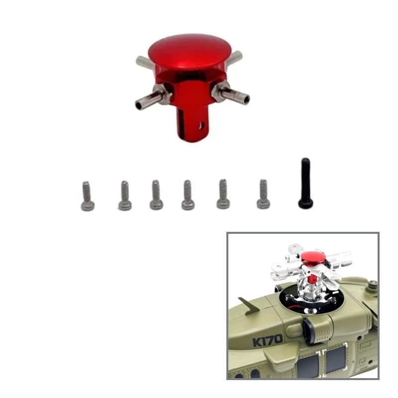 Metal Upgrade Modified Rotor Head For WLtoys K124 K170 Remote Control Aircraft Parts
Metal Upgrade Modified Rotor Head For WLtoys K124 K170 Remote Control Aircraft Parts