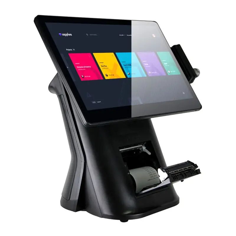 15.6 Inch Desktop Windows Dual Touch Screen All In One Cash Register Pos System Terminal Machine With 58mm Printer
15.6 Inch Desktop Windows Dual Touch Screen All In One Cash Register Pos System Terminal Machine With 58mm Printer