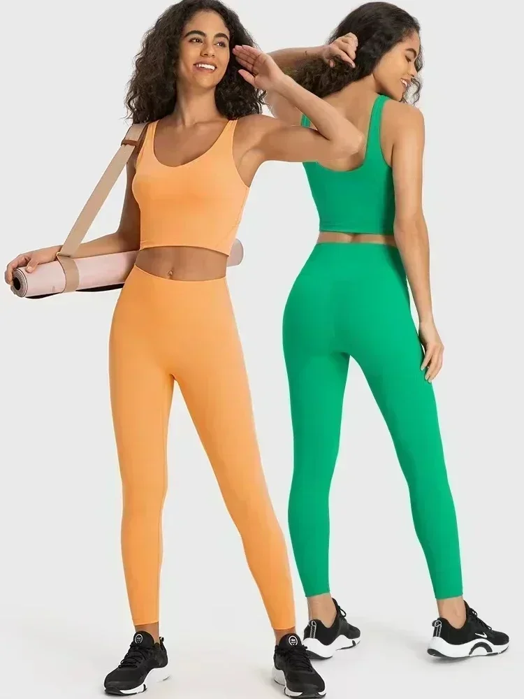 Lemon 2 Piece Sport Suit Sports Bra High Waist Yoga Leggings Gym Naked Feeling No Front Seam Workout Running Fitness Trousers
Lemon 2 Piece Sport Suit Sports Bra High Waist Yoga Leggings Gym Naked Feeling No Front Seam Workout Running Fitness Trousers