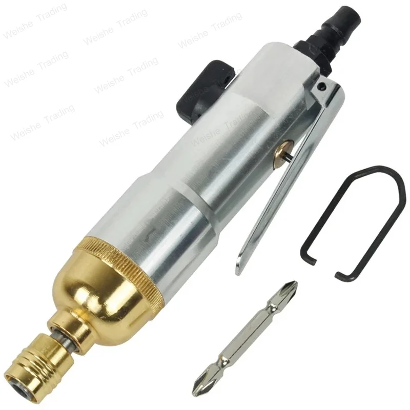 Straight Shank Air Screwdriver 1/4 Inch Impact Screwdriver with Variable Speed, Positive and Negative Switch Pneumatic Tool
Straight Shank Air Screwdriver 1/4 Inch Impact Screwdriver with Variable Speed, Positive and Negative Switch Pneumatic Tool