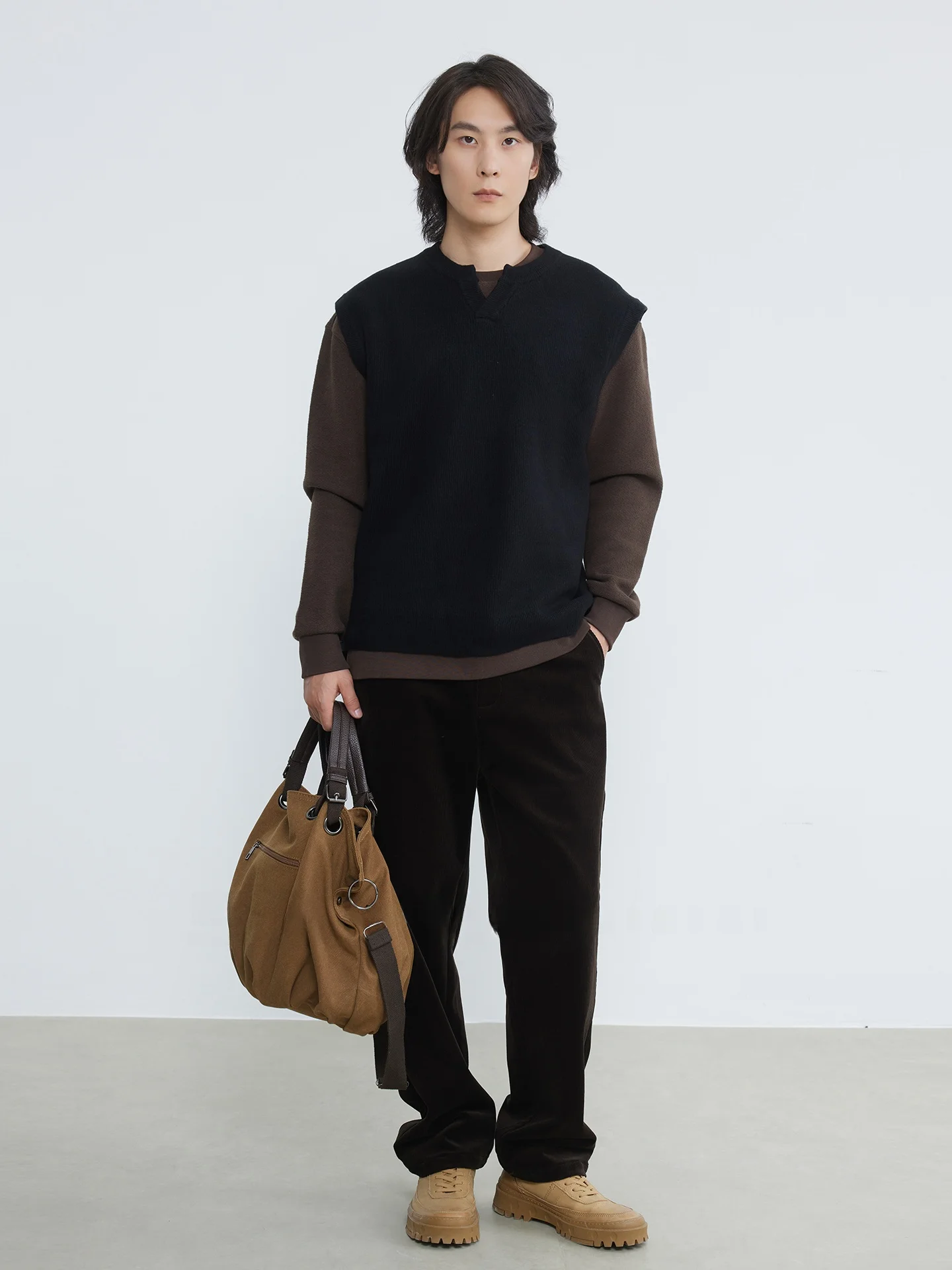 Faionable Knitted round Ne Svel Vest for Men Spring New Sle Versatile Top Busin Gentleman Stand Fit Youth W...
Faionable Knitted round Ne Svel Vest for Men Spring New Sle Versatile Top Busin Gentleman Stand Fit Youth W...