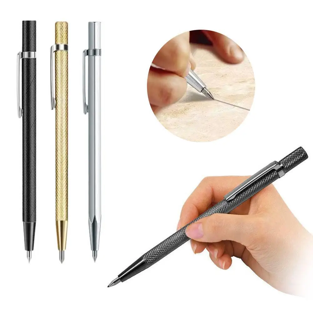 Carbide Scriber Pen For Ceramic Metal Wood Cutting Marker Glass Tile Cutting Woodworking Tool Accessories
Carbide Scriber Pen For Ceramic Metal Wood Cutting Marker Glass Tile Cutting Woodworking Tool Accessories 