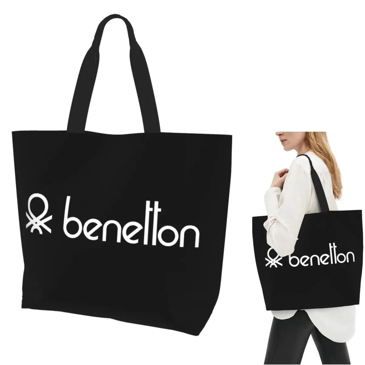United Colors Of Benetton Shopping Tote Bag Canvas Large Capacity Shoulder Bags Shopper Grocery Handbag for Women
United Colors Of Benetton Shopping Tote Bag Canvas Large Capacity Shoulder Bags Shopper Grocery Handbag for Women