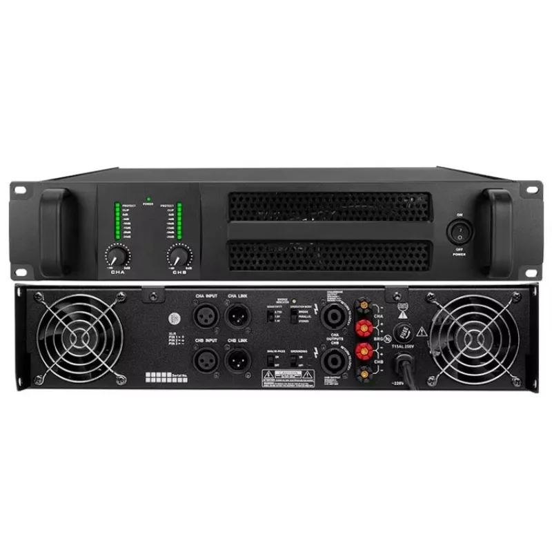 RAPA-500 2ch 500W Professional Power Amplifier for Stage Performance Concert Conference KTV Party
RAPA-500 2ch 500W Professional Power Amplifier for Stage Performance Concert Conference KTV Party