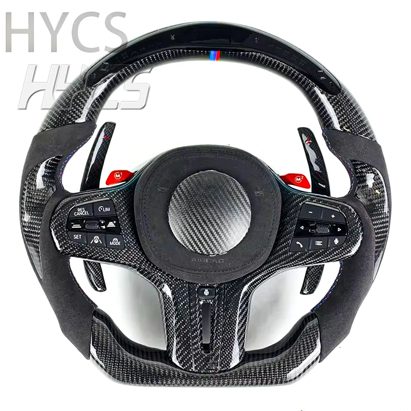 Alcantara Carbon Fiber Steering Wheel for BMW G30 G20 425i 430i M440i 530i 525i M550i 540i 530d 523d
Alcantara Carbon Fiber Steering Wheel for BMW G30 G20 425i 430i M440i 530i 525i M550i 540i 530d 523d