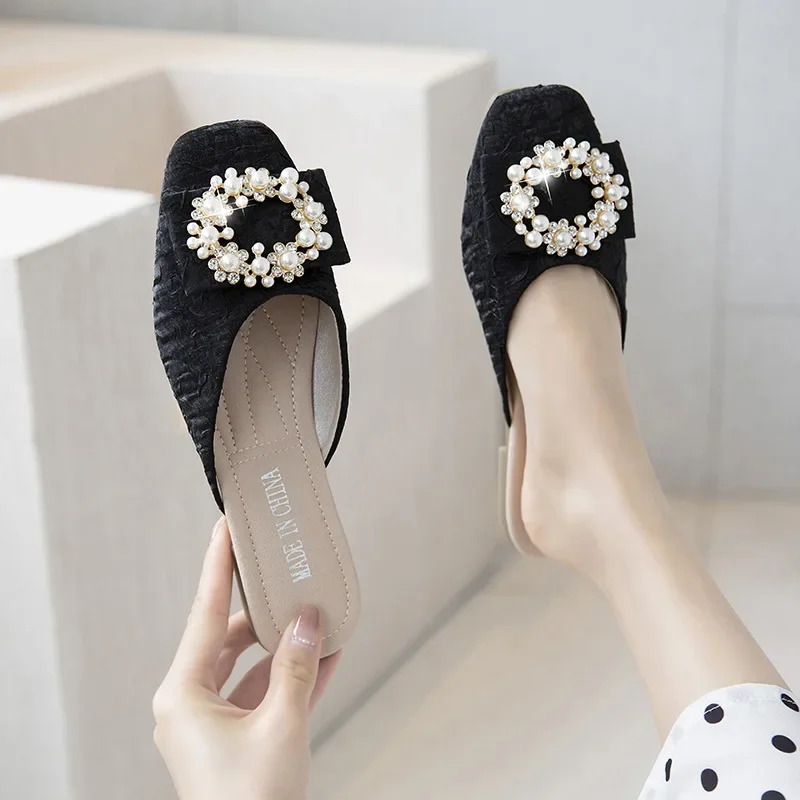 2025 New Small Sandals Women Wear French Evening Soft Bottom Pregnant Women Baobao Square Head Half Slippers
2025 New Small Sandals Women Wear French Evening Soft Bottom Pregnant Women Baobao Square Head Half Slippers