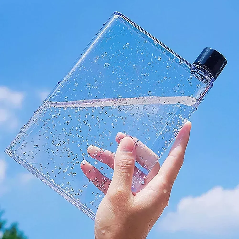 1pc Portable Clear Reusable Slim Flat Water Bottle 420ml Transparent Cup for School Sports Travel Drinkware Titanium bottle
1pc Portable Clear Reusable Slim Flat Water Bottle 420ml Transparent Cup for School Sports Travel Drinkware Titanium bottle