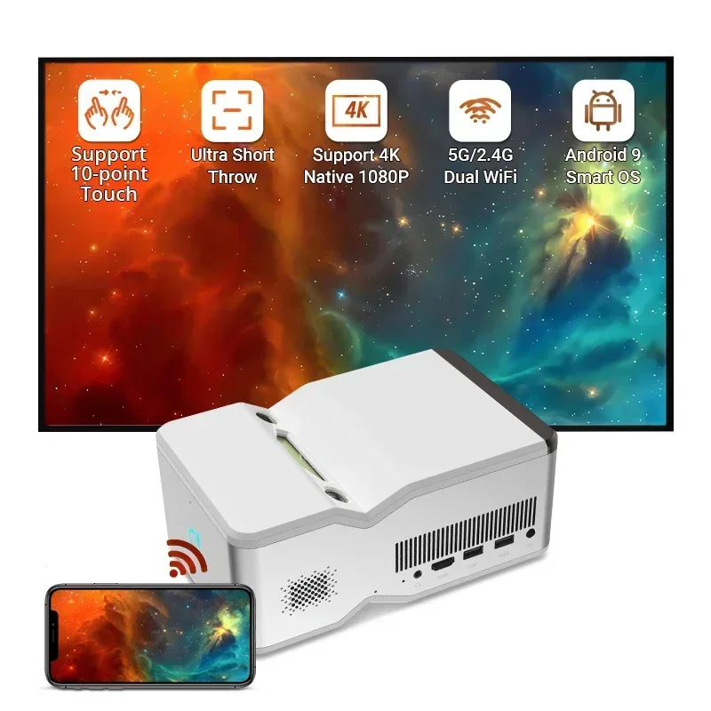 Hotack Hot Selling D071 Mini Home Theater 4k Video Projectors Portable Short Throw Education Game Projector
Hotack Hot Selling D071 Mini Home Theater 4k Video Projectors Portable Short Throw Education Game Projector