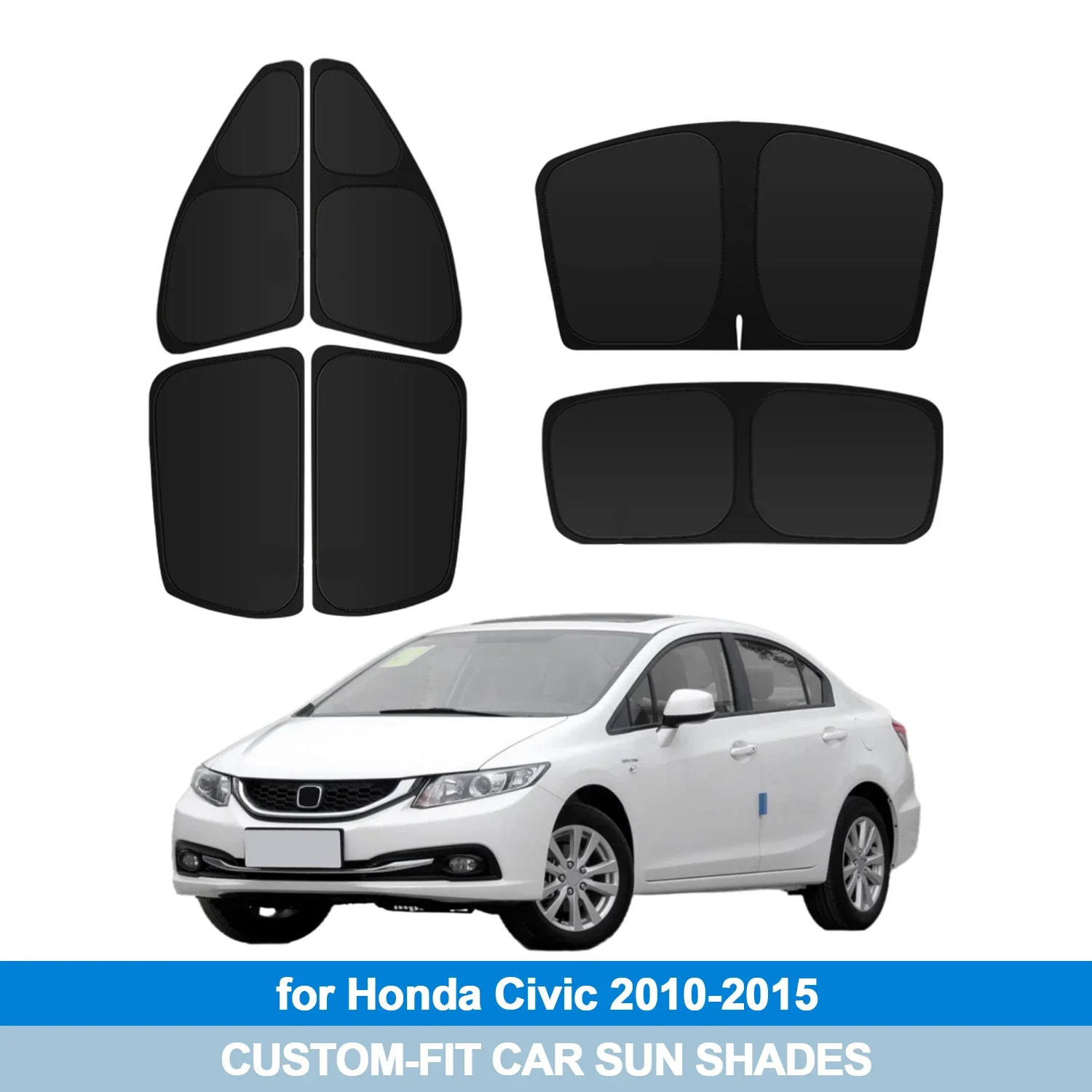 For Honda Civic 2010-2015 Windshield Sun Shade Side Window Shades Cover Sun Visor Shield Privacy Protection
For Honda Civic 2010-2015 Windshield Sun Shade Side Window Shades Cover Sun Visor Shield Privacy Protection