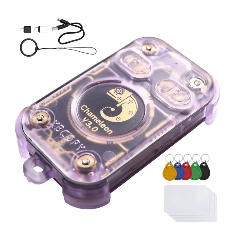 A99E-Chameleon V3.0 RFID Smart Chip Reader Smart Card Emulator Reader Writer ID IC Tag Copyer+5XUID Keychain/CUID Card
A99E-Chameleon V3.0 RFID Smart Chip Reader Smart Card Emulator Reader Writer ID IC Tag Copyer+5XUID Keychain/CUID Card