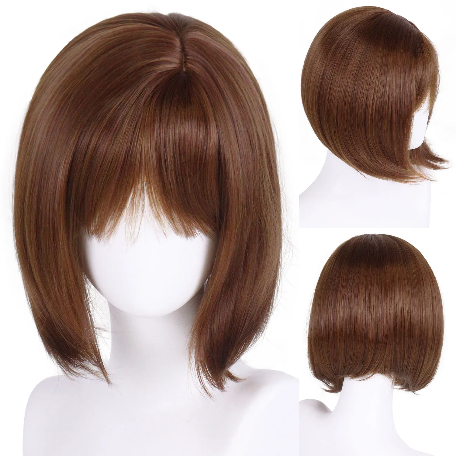 Короткие коричневые прямые парики для женщин, синтетический реалистичный парик боб, натуральная линия волос, мягкий женский парик, 12 дюймов, повседневный косплей, Хэллоуин
Короткие коричневые прямые парики для женщин, синтетический реалистичный парик боб, натуральная линия волос, мягкий женский парик, 12 дюймов, повседневный косплей, Хэллоуин