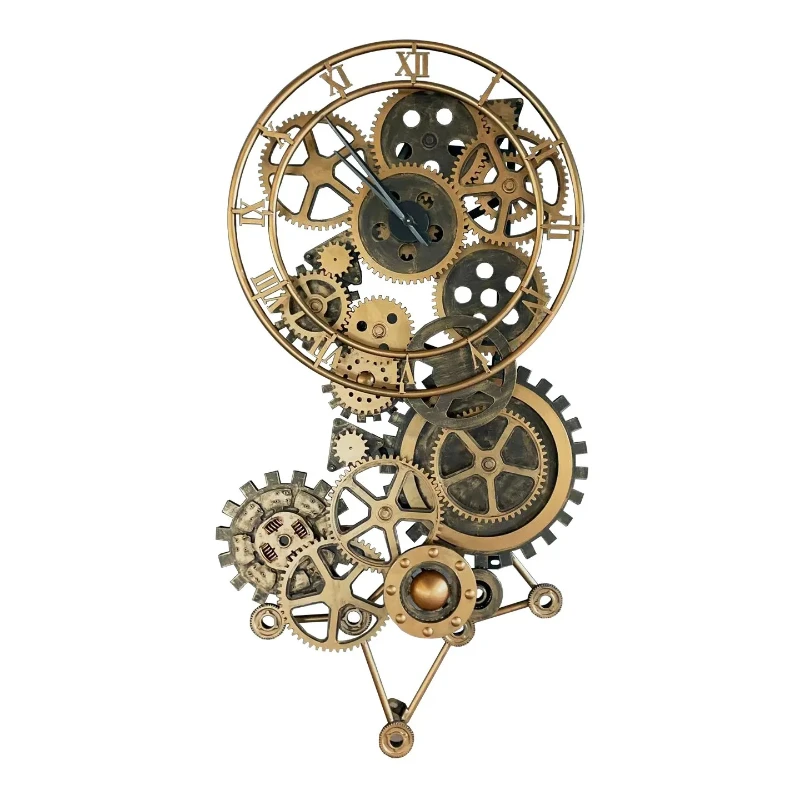 Gear decoration creative retro industrial style wall wrought iron wall hanging bar punk background wall decoration pendant
Gear decoration creative retro industrial style wall wrought iron wall hanging bar punk background wall decoration pendant