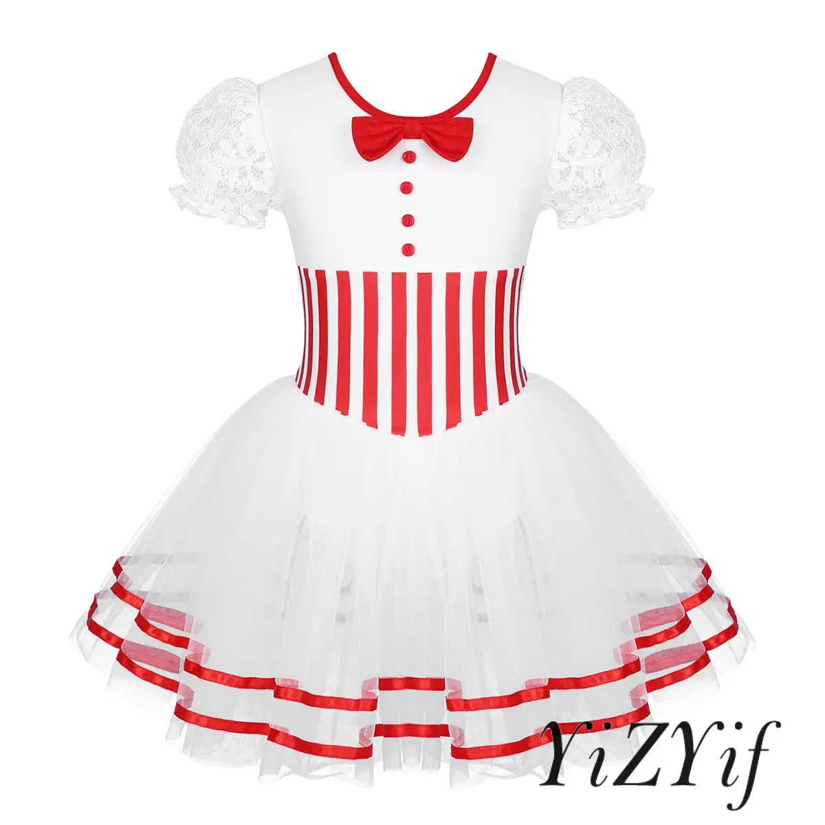 Kids Girls Christmas Dance Dress Sleeveless Adjustable Straps Bowknot Adorned Stripes Print Mesh Tutu Dress Christmas Costume
Kids Girls Christmas Dance Dress Sleeveless Adjustable Straps Bowknot Adorned Stripes Print Mesh Tutu Dress Christmas Costume