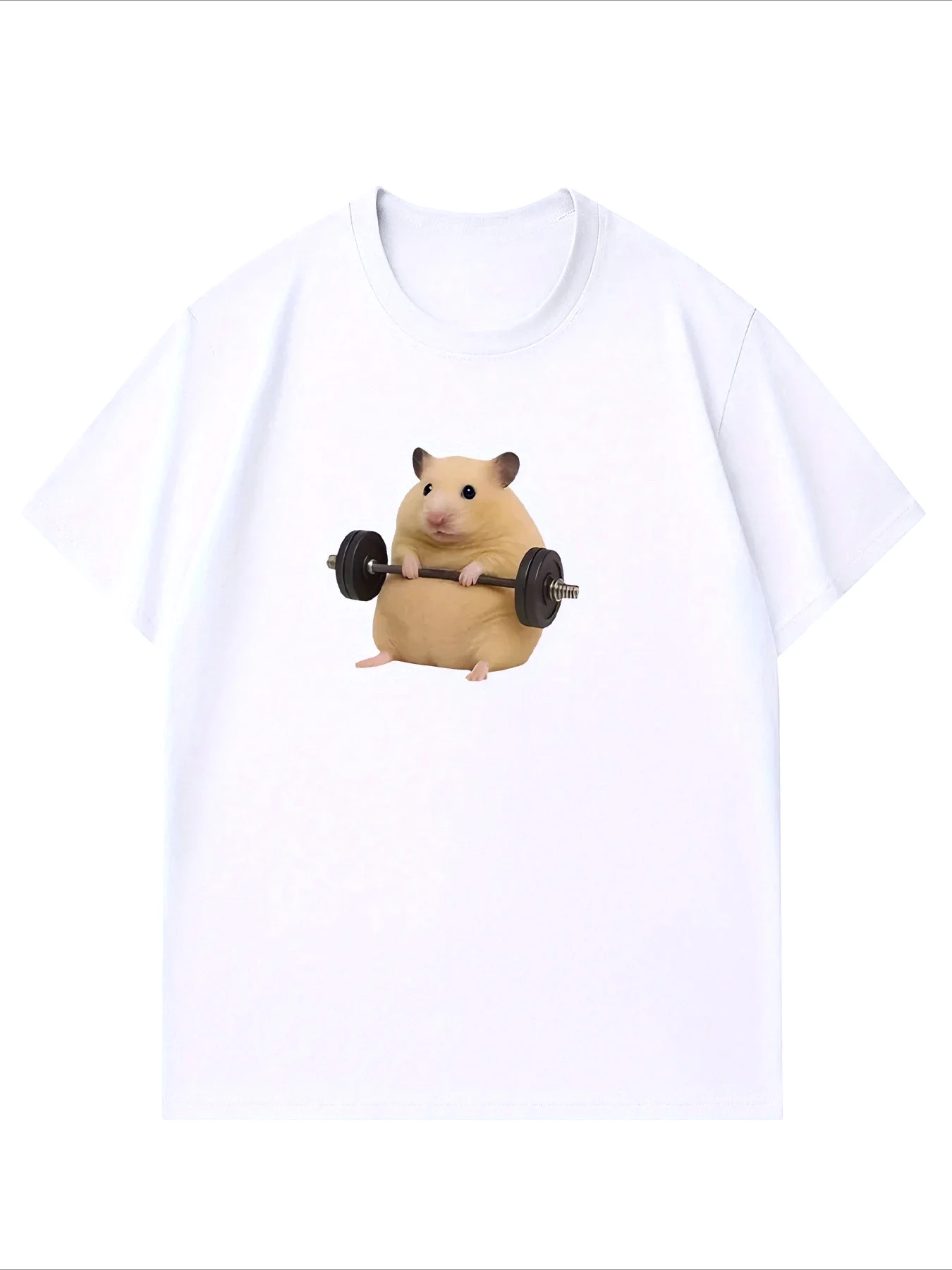 Plus Size Women's Light Green Hamster Lifting Weights Graphic Harajuku Short Sleeve Casual Meme T-shirt Aesthetic Street Clothes
Plus Size Women's Light Green Hamster Lifting Weights Graphic Harajuku Short Sleeve Casual Meme T-shirt Aesthetic Street Clothes