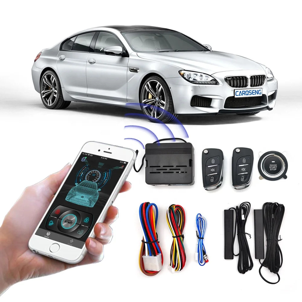 BT Phone App Remote Starter & Keyless Entry System Two-Way Engine Ignition PKE Control Keyless Car Alarms
BT Phone App Remote Starter & Keyless Entry System Two-Way Engine Ignition PKE Control Keyless Car Alarms