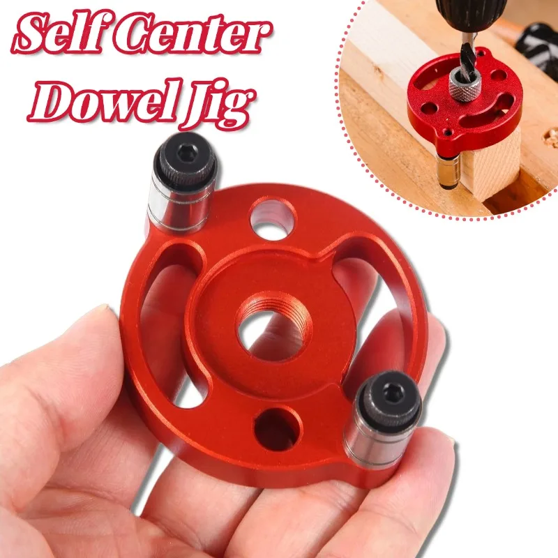 Self Center Dowel Jig High-hardness Wood Panel Hole Puncher Locator Tool Long-lasting Construction 3 Drill Bushings Included
Self Center Dowel Jig High-hardness Wood Panel Hole Puncher Locator Tool Long-lasting Construction 3 Drill Bushings Included