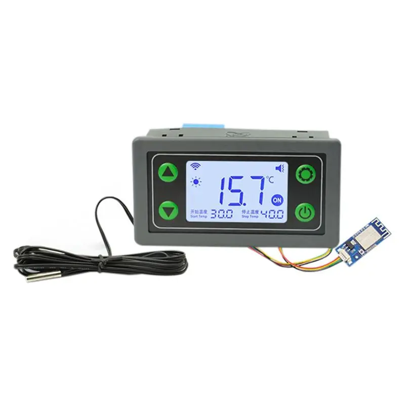 A95G ST30W WIFI Thermostat Temperature Controller Digital Display Thermostat High Low Temperature Alarm Easy To Use
A95G ST30W WIFI Thermostat Temperature Controller Digital Display Thermostat High Low Temperature Alarm Easy To Use