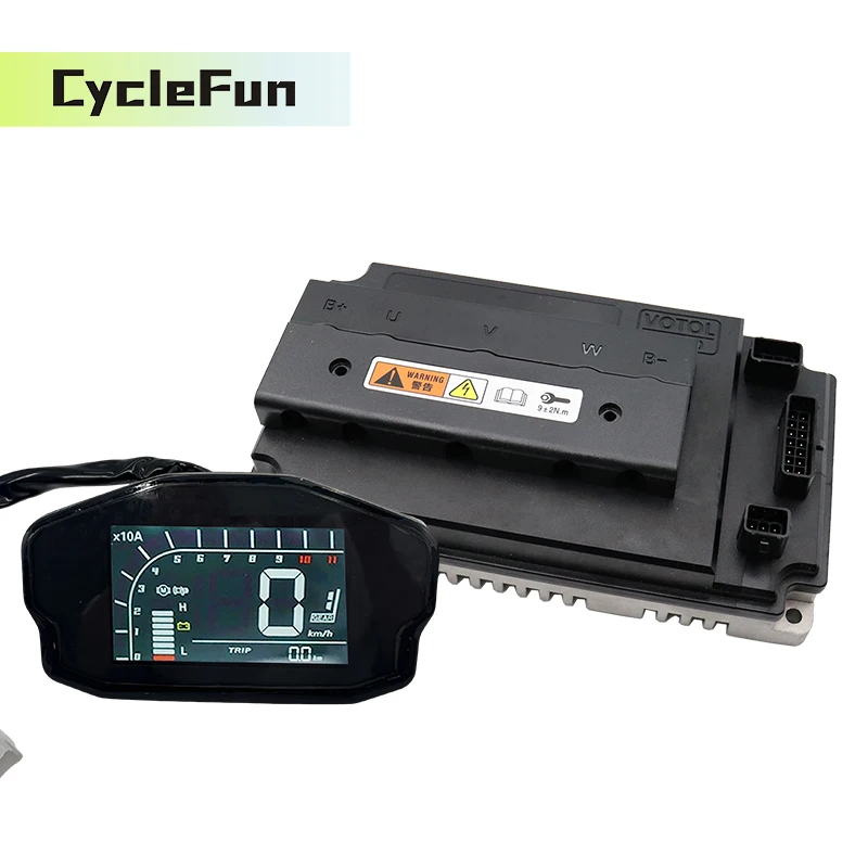 VOTOL EM100 Boost 120A 2KW 3KW Peak BLDC Controller With DKD Display Speedometer For Electric Scooter
VOTOL EM100 Boost 120A 2KW 3KW Peak BLDC Controller With DKD Display Speedometer For Electric Scooter