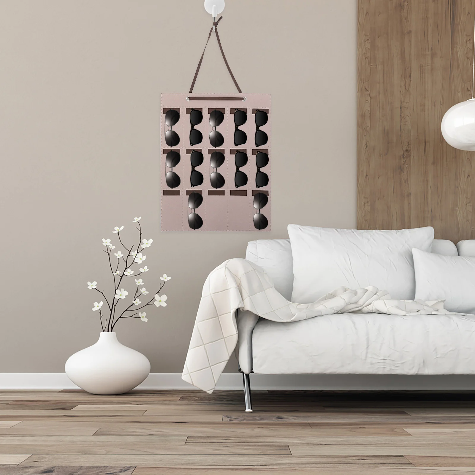 Sunglasses Storage Bag Necklace ganizer Hanging Felt Wall Bag Foldable Display Case Shallow Beige Coffee Color Jewellery Earring
Sunglasses Storage Bag Necklace ganizer Hanging Felt Wall Bag Foldable Display Case Shallow Beige Coffee Color Jewellery Earring